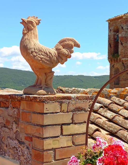 La Casa Del Gallo Radicondoli Eksteriør billede