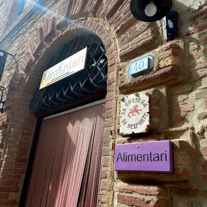 La Casa Del Gallo Radicondoli Eksteriør billede