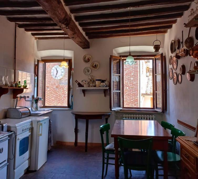La Casa Del Gallo Radicondoli Eksteriør billede