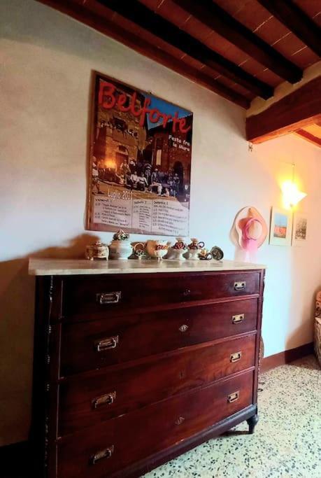 La Casa Del Gallo Radicondoli Eksteriør billede