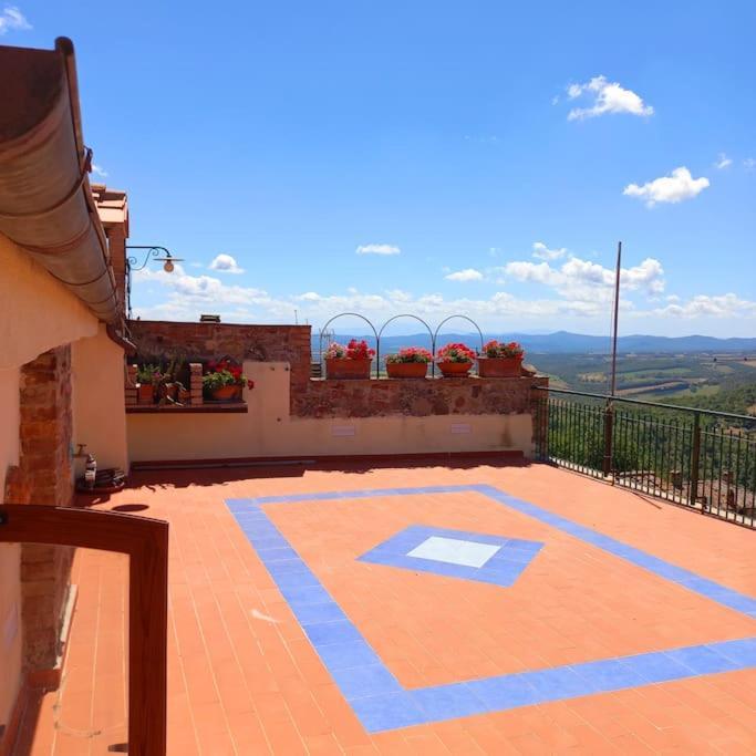 La Casa Del Gallo Radicondoli Eksteriør billede