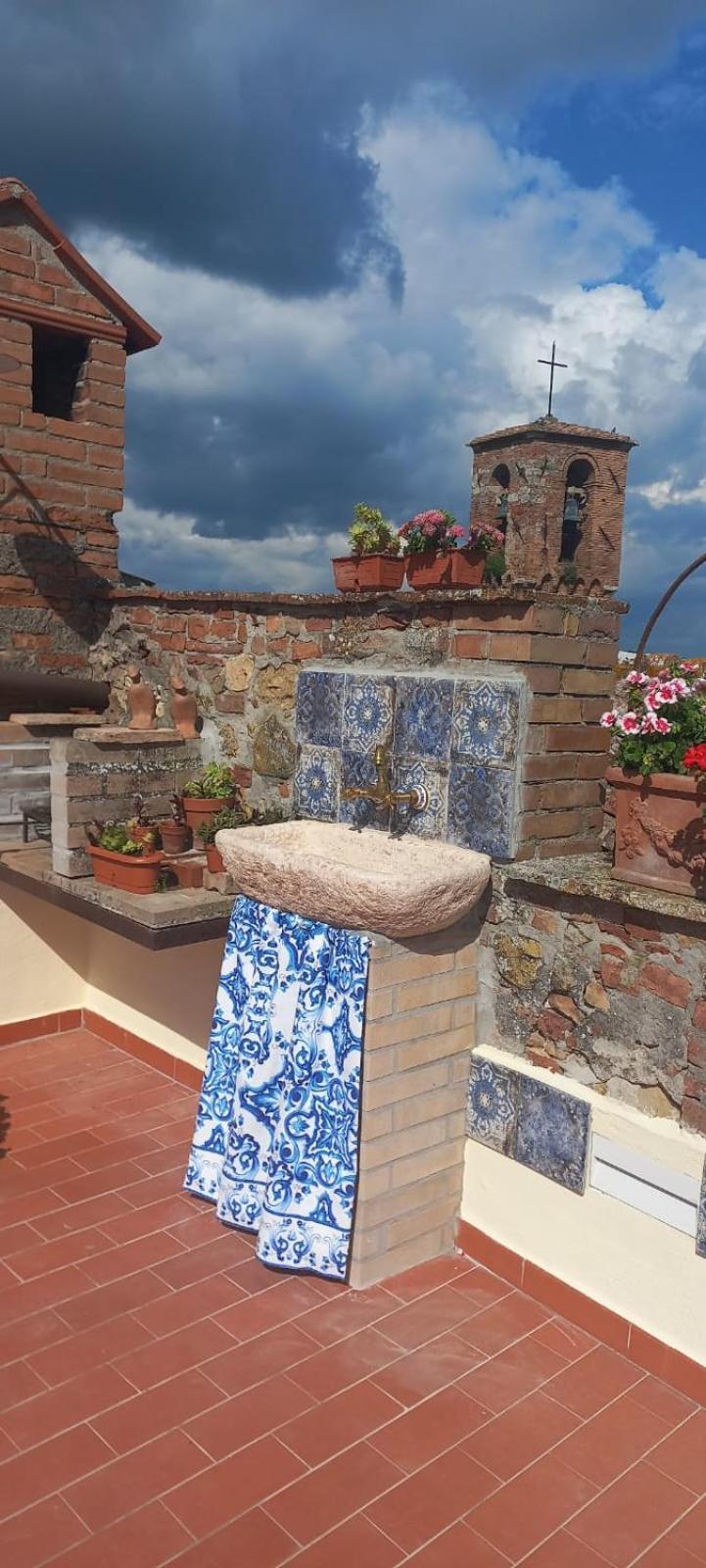 La Casa Del Gallo Radicondoli Eksteriør billede